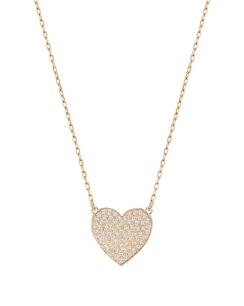 Giavonna Gold Overlay Heart Necklace