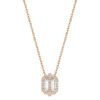 Facets Cubic Zirconia Necklace